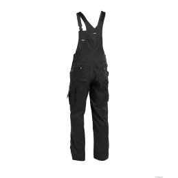 DASSY black suspenders with knee pockets and Segway logo.