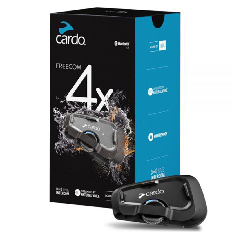 Cardo systems Freecom 4x Single voor 1 helm headphone bereik tot