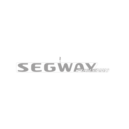 Segway CARGO BOX LEFT DECAL Partnr:  U09-L100009-000-00