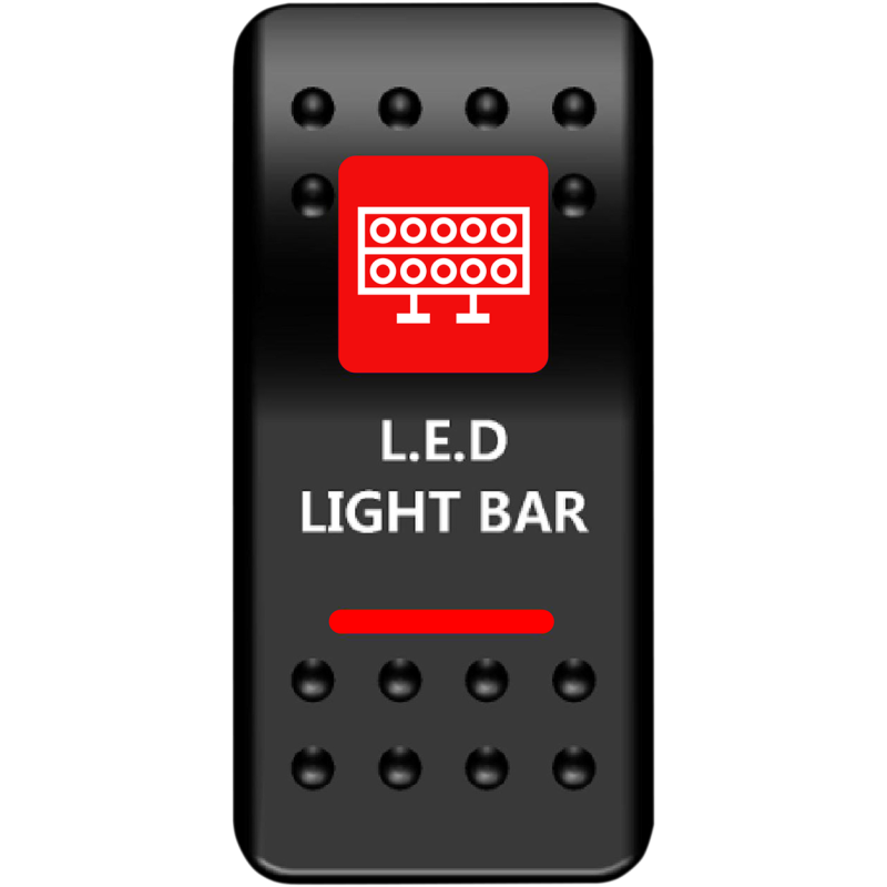 LED Bar Switch Red 