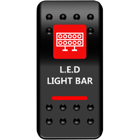 LED Bar Switch Red 