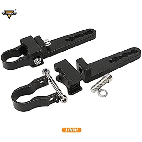 (2pcs/set) Light Bar Mounting Bracket Kit 1 inch Bull Bar Roll Cage Clamps Mount Clamps Universal Holder Kits for L