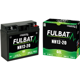 Fulbat battery  NH12-20 GEL (BMW)  12Volt  Capacity:20Ah  CCA:235Amp  L:186 W:82 H:171   P/N:550917  Polarity: - / +