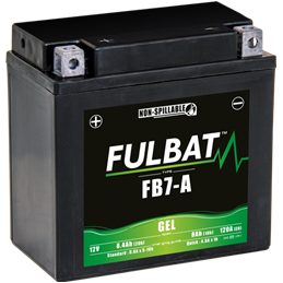 Fulbat battery  FB7-A GEL  12Volt  Capacity:8Ah  CCA:120Amp  L:135 W:75 H:133   P/N:550992  Polarity: + / -