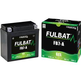 Fulbat battery  FB7-A GEL  12Volt  Capacity:8Ah  CCA:120Amp  L:135 W:75 H:133   P/N:550992  Polarity: + / -