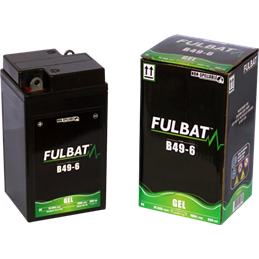 Fulbat battery  B49-6 GEL  6Volt  Capacity:10Ah  CCA:80Amp  L:91 W:83 H:159   P/N:550961  Polarity: + / -