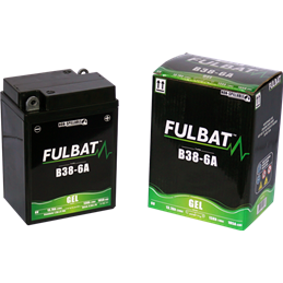 Fulbat battery  B38-6A GEL  6Volt  Capacity:13Ah  CCA:105Amp  L:119 W:83 H:161   P/N:550962  Polarity: - / +