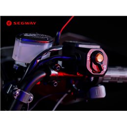 Segway Snarler AT10L-P le modèle premium dans la version étroite (Grey/Red)