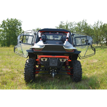 Segway Villain Transparent Cab: Half cab (windshield, roof, rear panel) with wiper, washer 