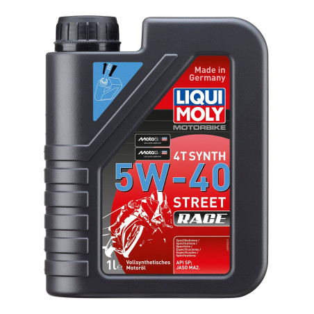 LIQUI MOLY Motorbike 4T Synth 5W-40 Street Race – recommended by Segway Powersports  (1L)