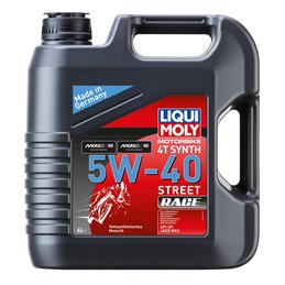 LIQUI MOLY Motorbike 4T Synth 5W-40 Street Race – empfohlen von Segway Powersports (4L)